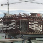 Pabellón en construcción