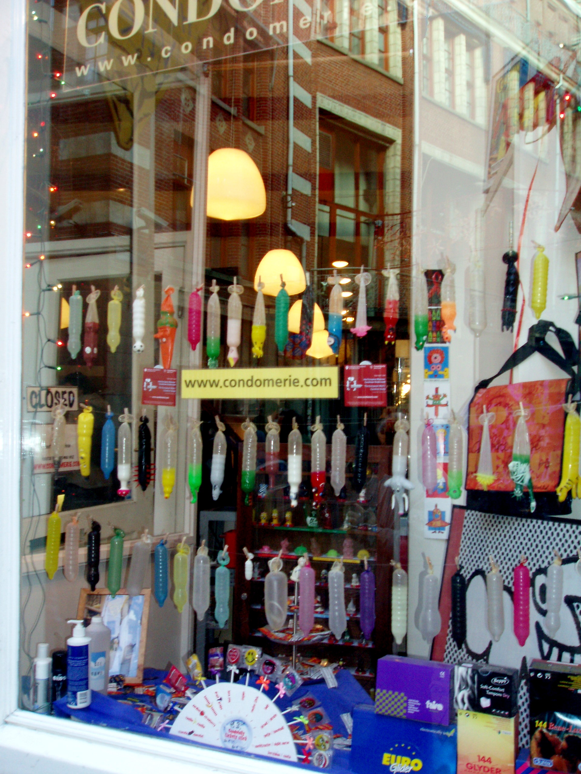 Escaparate de condones en Amsterdam (2008). Elisa Docio Escaparate de condones en Amsterdam (2008). Elisa Docio